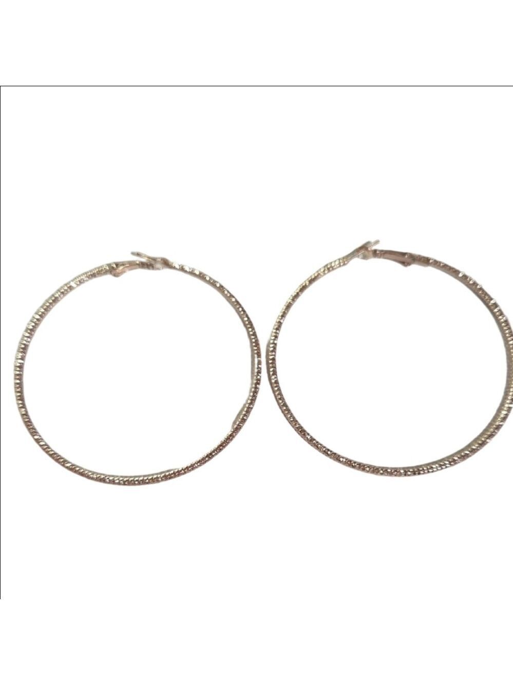 Rose Gold Hoop Earrings